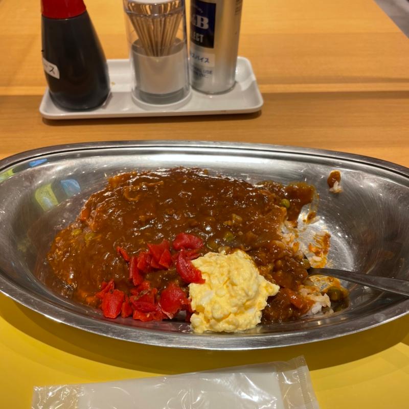 モーニングハヤシ　マンゴーラッシーセット(ピッコロカリー ＪＲ大阪駅店)