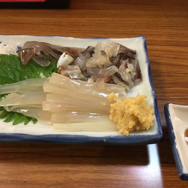 イカ刺し(吉岡食堂)