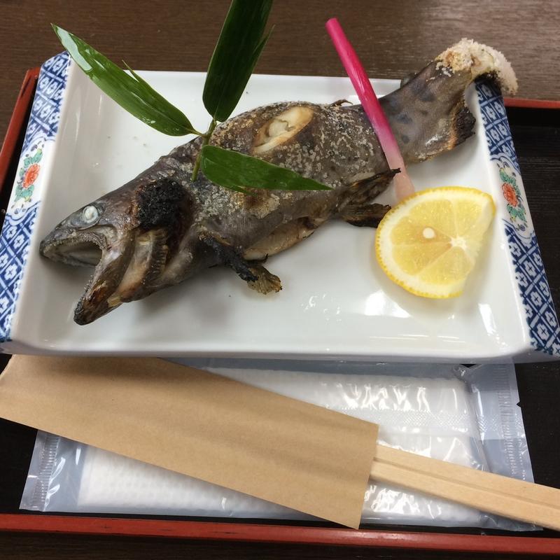 ヤマメの塩焼き(黒淵荘 )