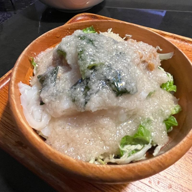 イカ・納豆サラダ(るーぱんカフェ 上尾中分店)