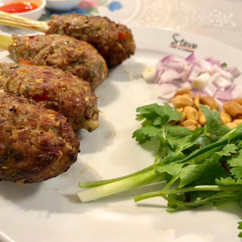 Grilled pork with lemongrass and chili (Steve Cafe & Cuisine)