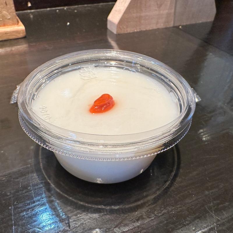 あたりや特製杏仁豆腐(柳麺まる重)