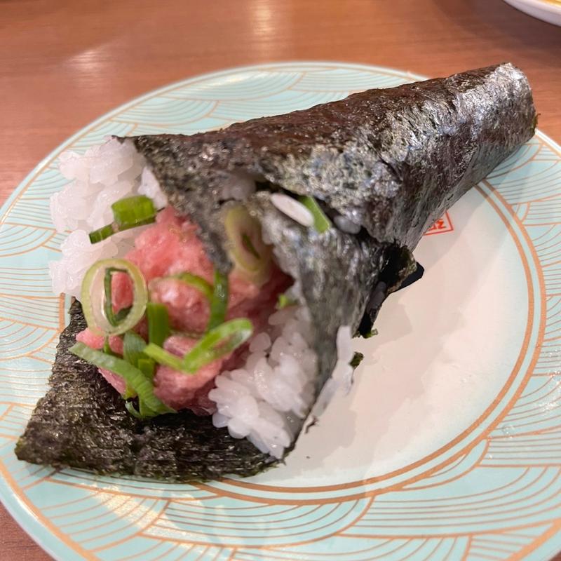 トロ鉄火手巻き(すし官太 三木店)