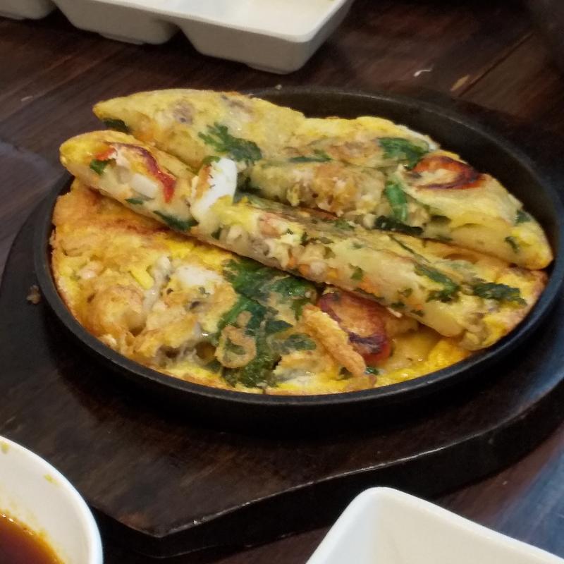 チヂミ(テジョンデ2号店 カンジャンケジャン館)