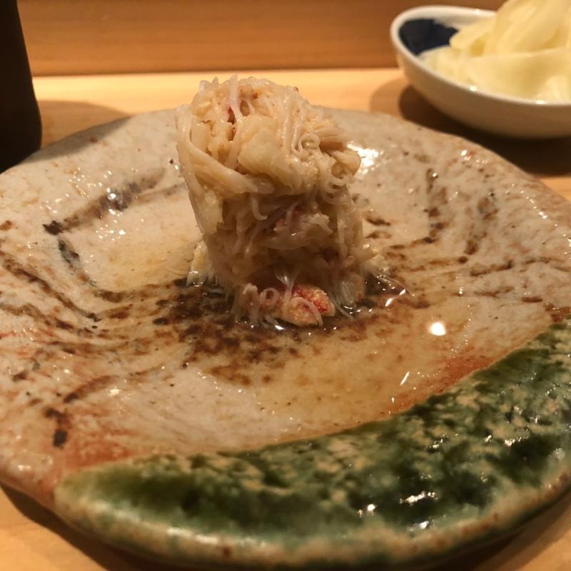 毛蟹(鮨 尚充(たかみつ))