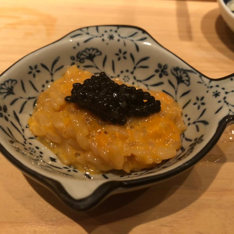 雲丹とキャビア(鮨 尚充(たかみつ))