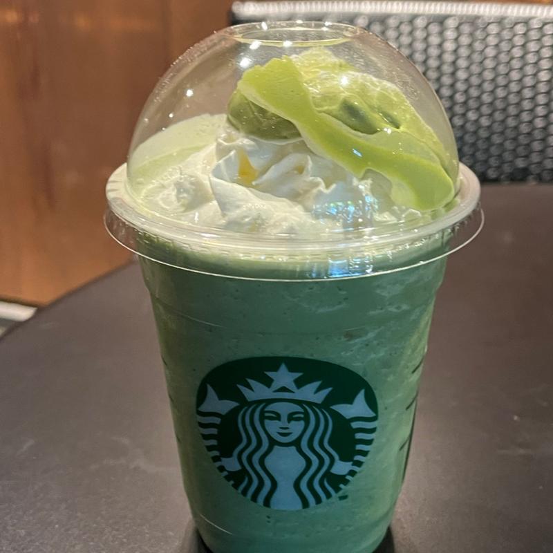 抹茶玄米茶もちフラペチーノ(スターバックスコーヒー 桶川下日出谷店)