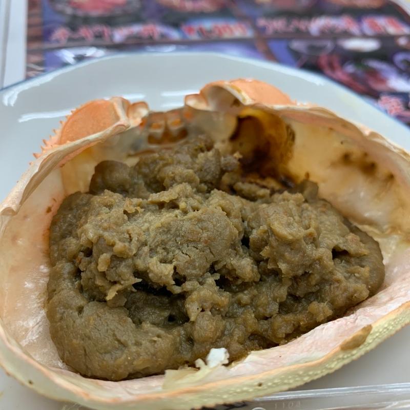 かにみそ(甲羅焼き)(食事処 夕なぎ)