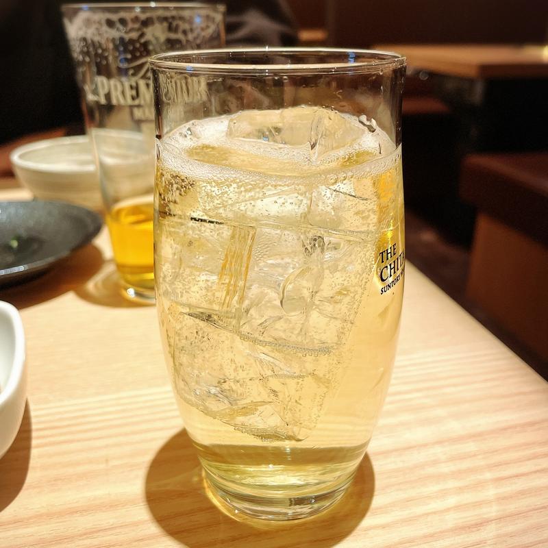 知多ハイボール(肉やきとだしと博多うどん中目黒はし田)