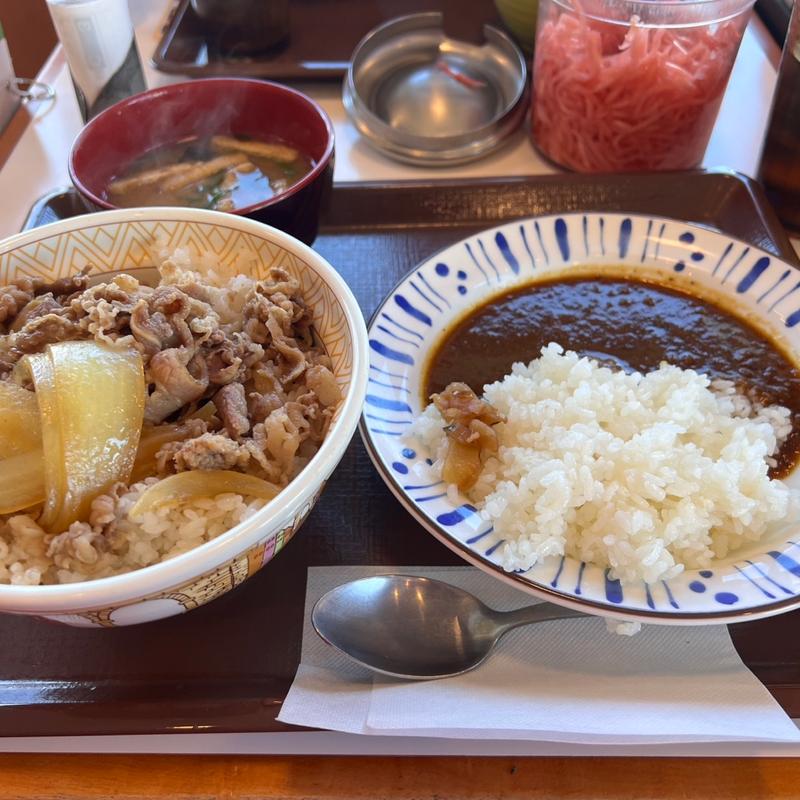 (すき家 福生店)