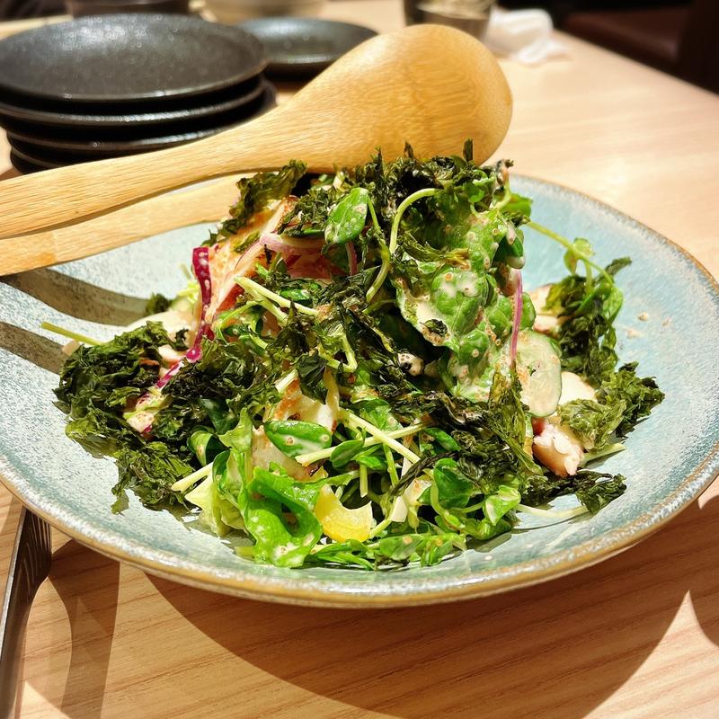 はし田の明太子サラダ(肉やきとだしと博多うどん中目黒はし田)