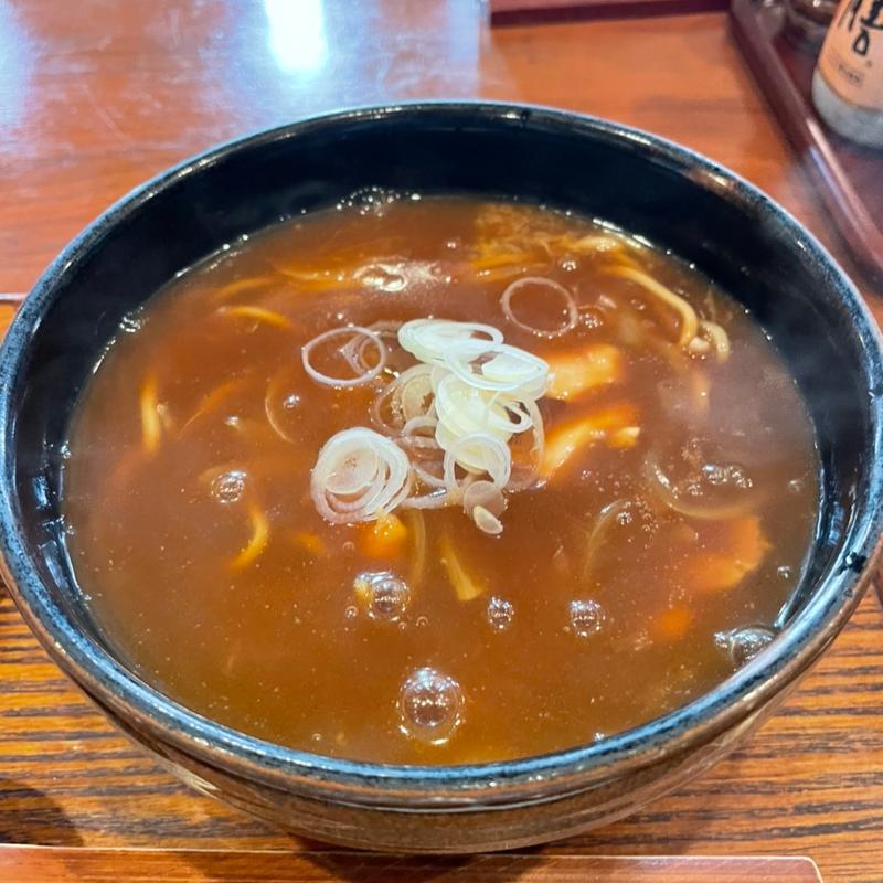 カレー南ばんそば(小倉庵)