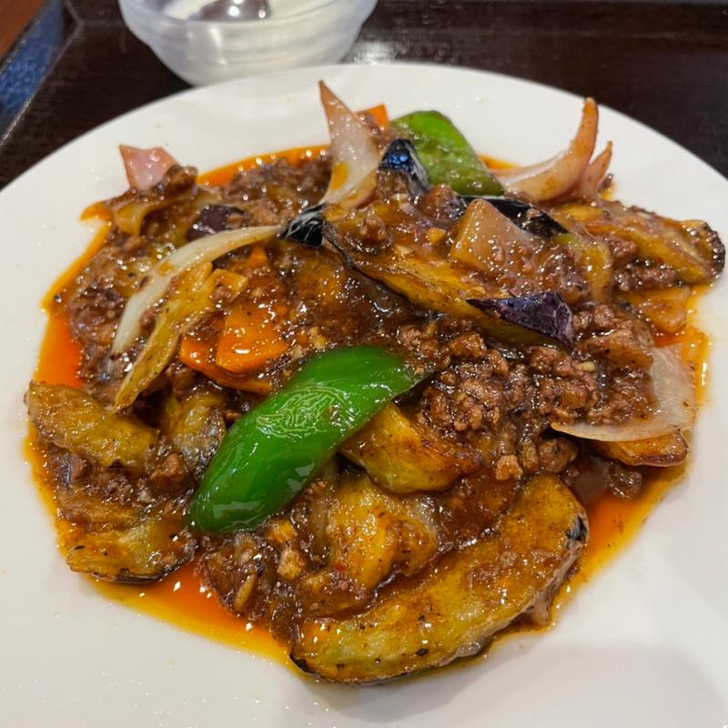 麻婆茄子(中華居酒屋 日昌園 東上野店)