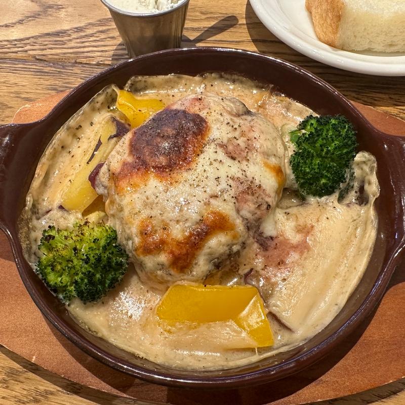 グラタンハンバーグ(ESPRESSO D WORKS 橋本店)