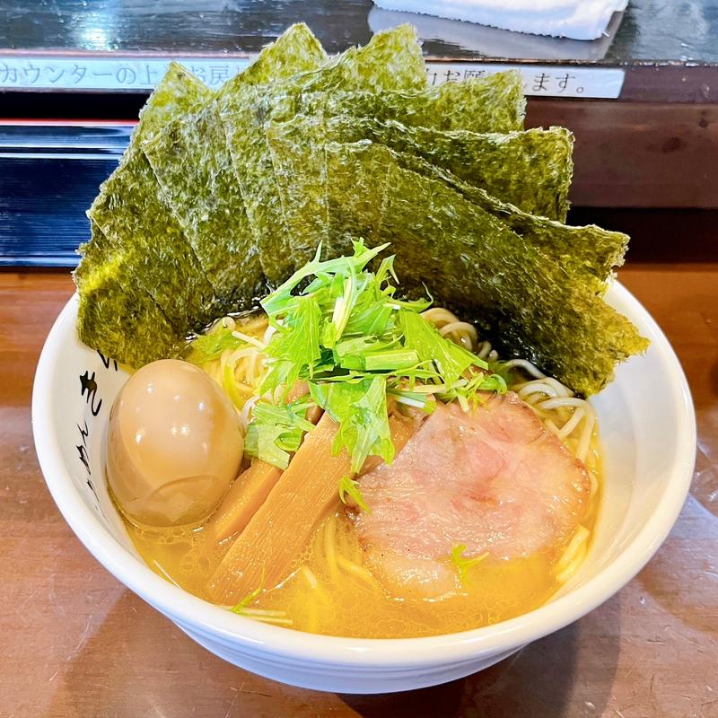 天草大王の白湯鶏そば葉月の麺使用バージョン(きりきり舞 )