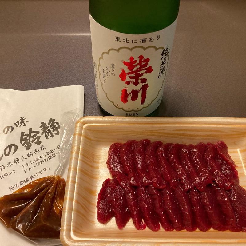 馬刺し(会津の味 ばさしの鈴静)