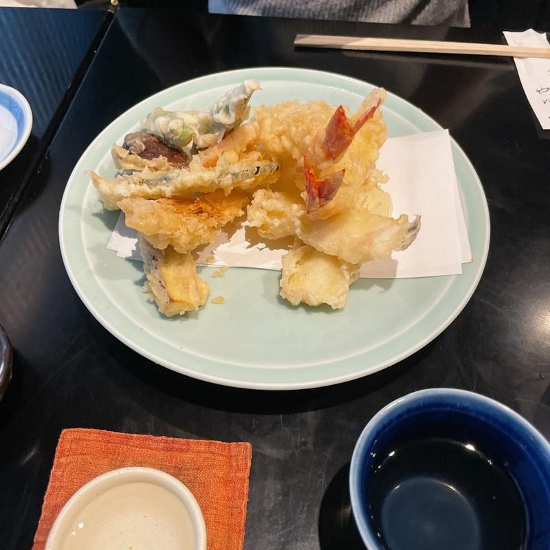 天ちら（天ぷら盛り合わせ）(日本ばし やぶ久(やぶきゅう))