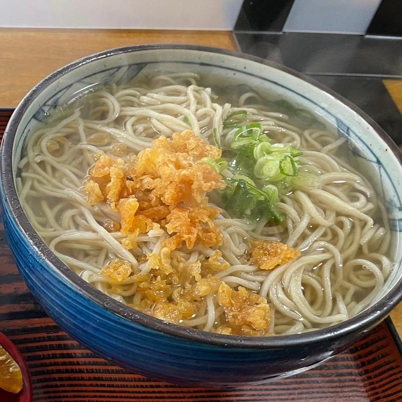 温かいそばセット(めん処寺田屋)