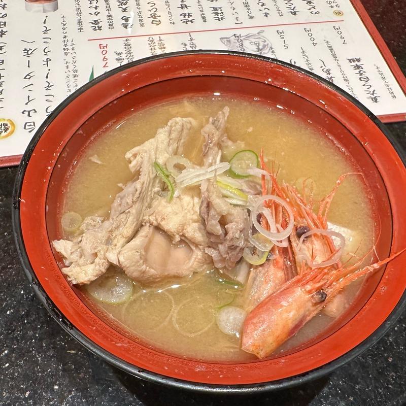 あら汁(金沢まいもん寿司 白山インター店)