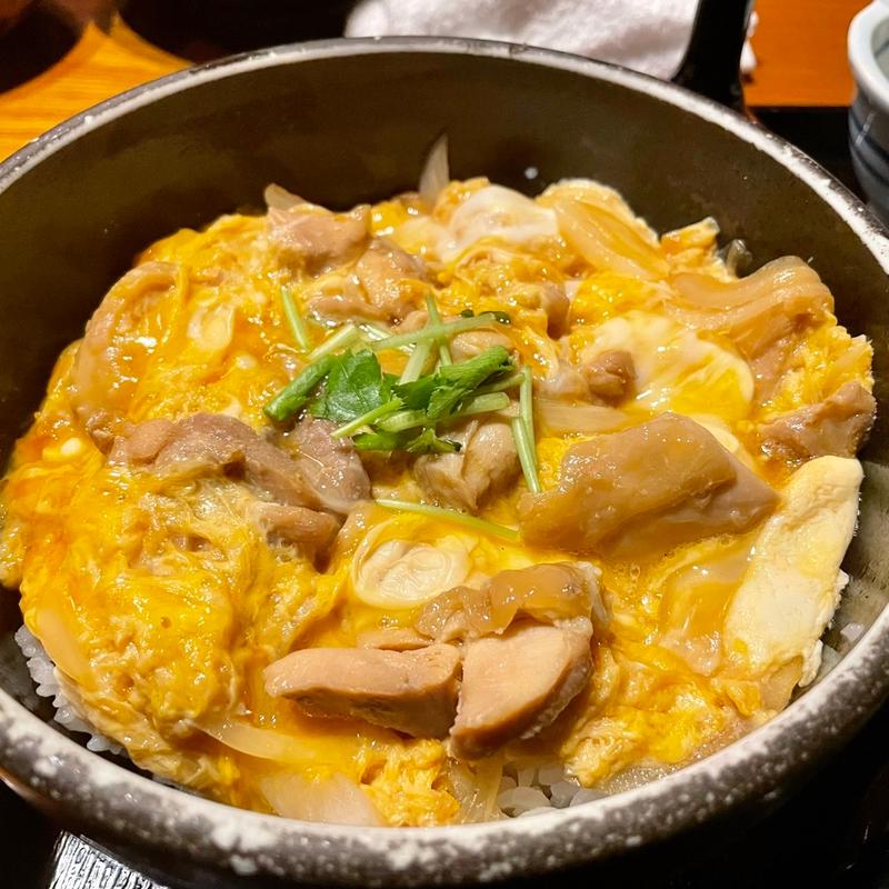 奥久慈鶏の親子丼(鳥元 馬喰町店)