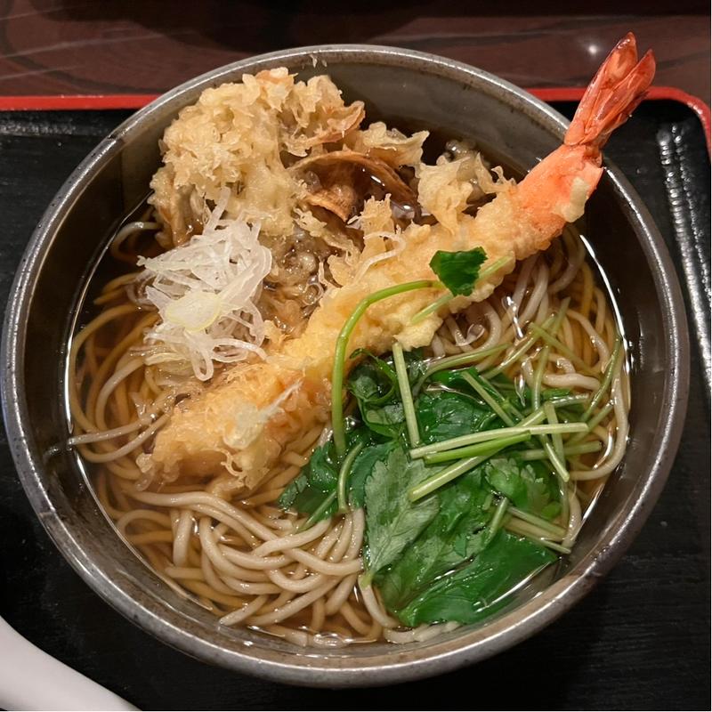 海老天そば(霧の下エスタ店)