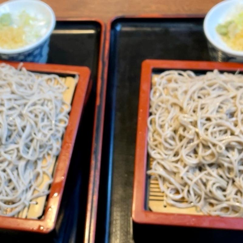 もりそば大盛り＋もりそば大盛り(銀座ホール)