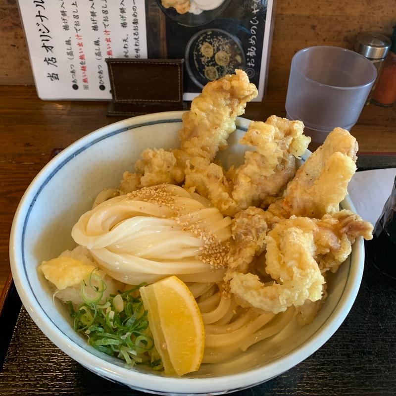 かしわ天ぶっかけ(つるかめ)