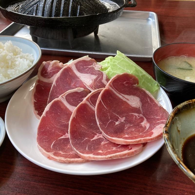 ラム定食(大八溝)