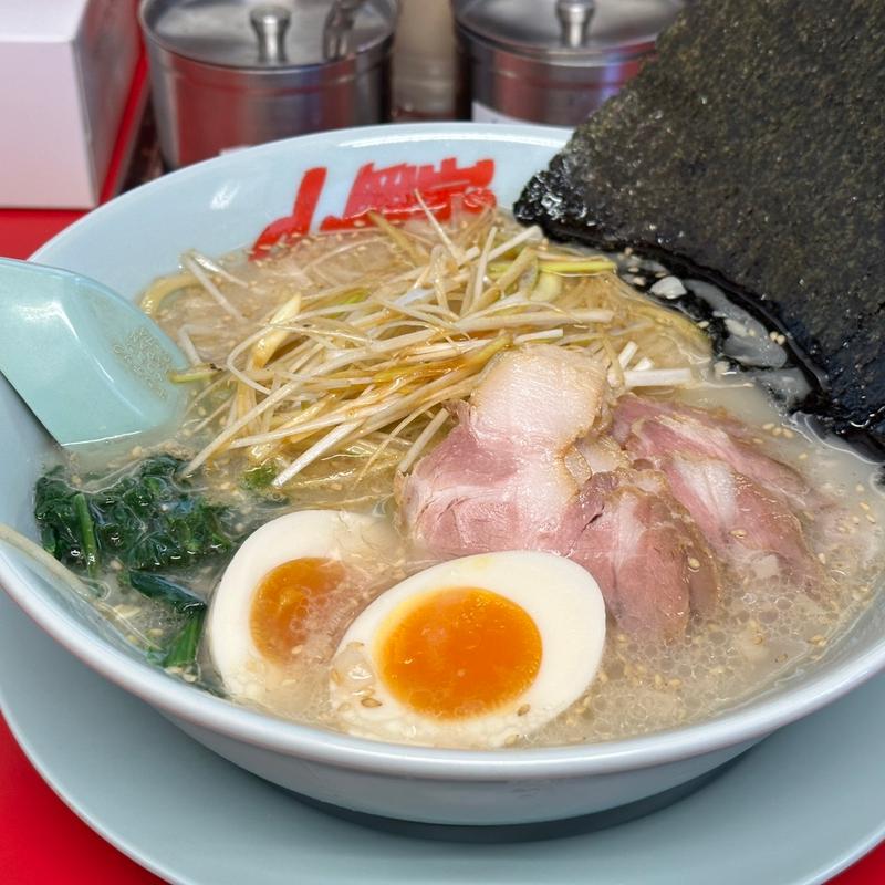 味玉塩ネギチャーシューメン(ラーメン山岡家 上三川店)