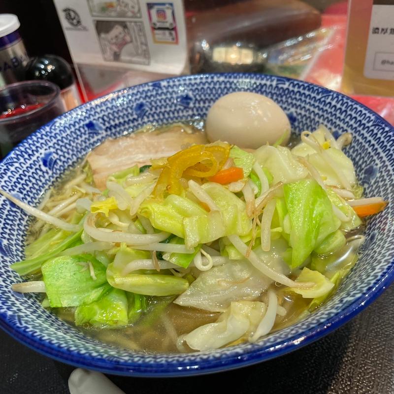 毛呂山桂木ゆず塩タンメンメン全部のせ(蓮の花)