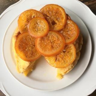 オレンジカスタードケーキ(イリヤプラスカフェ＠カスタム倉庫)