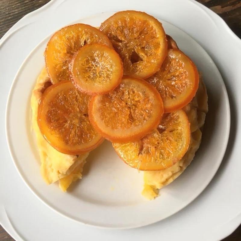 オレンジカスタードケーキ(イリヤプラスカフェ＠カスタム倉庫)