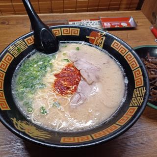 天然とんこつラーメン(一蘭 仙台駅前店)