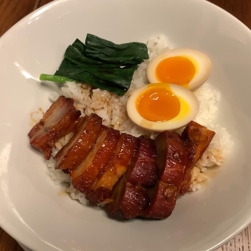 トロ叉焼と赤身叉焼丼(叉焼春（チャーシューメイ）)