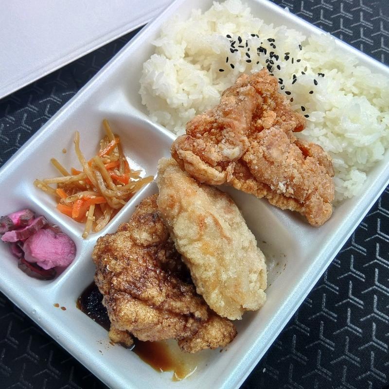 3色唐揚げ弁当(からあげ専門 まつむら商店 前沢店)