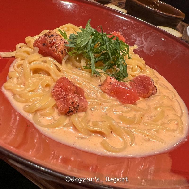 炙り明太子のクリームパスタ(クラフトビール KOYOEN KITTE 名古屋店)