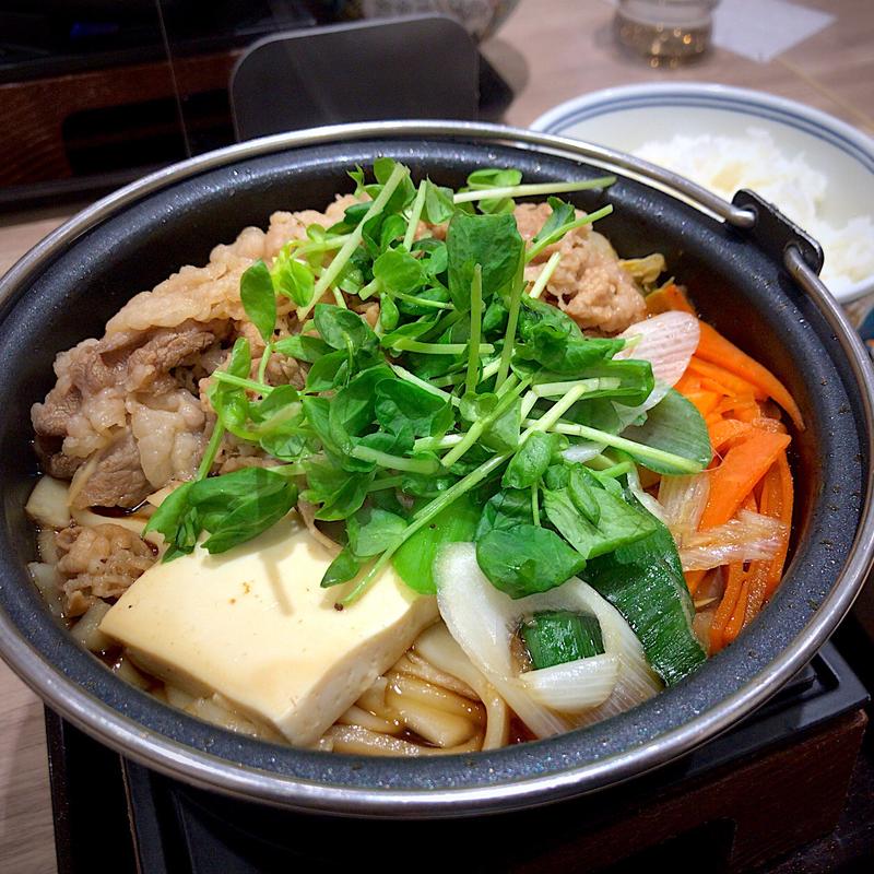 牛すき鍋膳 大盛(吉野家 仙台河原町店 )