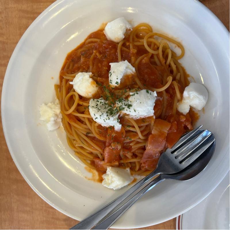トマトソーススパゲッティ　モッツァレラチーズ(ガスト 長岡宮内店 )