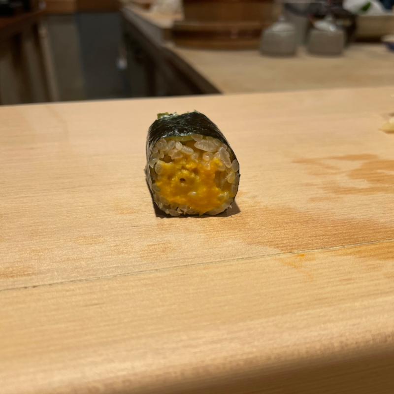 雲丹細巻き(すし処央【銀座/寿司/鮨】)