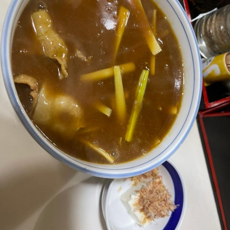 カレー南蛮そば(翁庵)