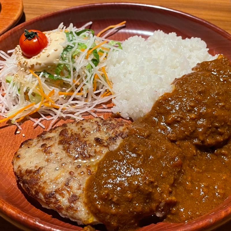 カレーバーグディッシュ(びっくりドンキー浦和埼大通り店)