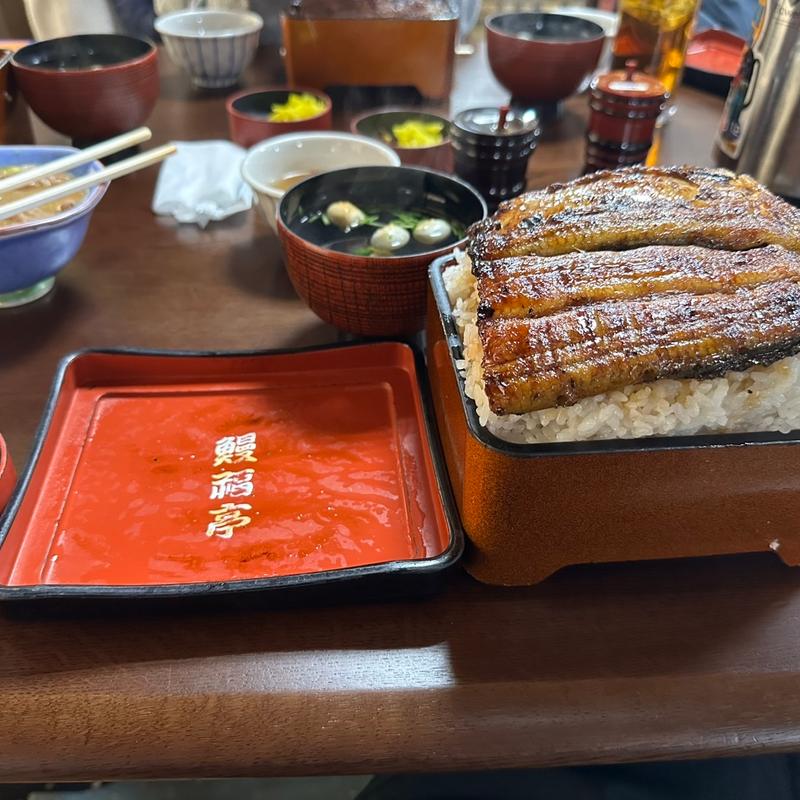うな重　ライス大盛(鰻福亭)