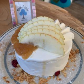 ぐんま名月かき氷(かき氷専門店「Blue Apple～shaved ice Cafe～（ブルーアップルシェイヴドアイスカフェ）」)