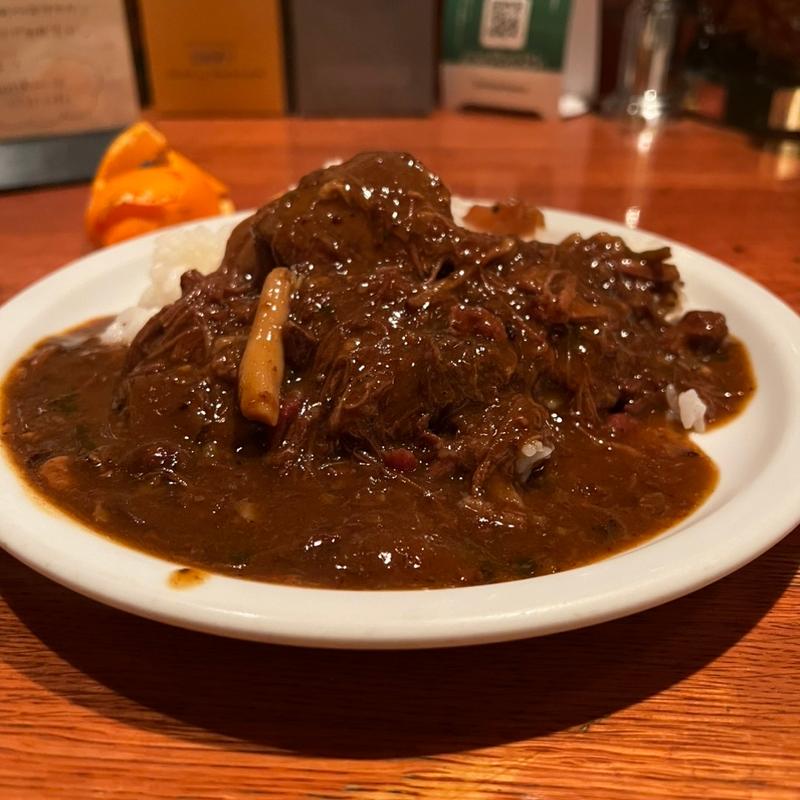 牛すじカレー(バー ラストチャンス)