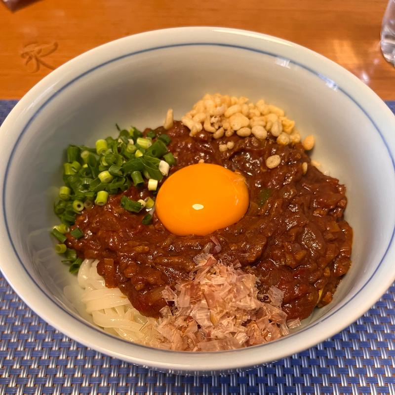 キーマカレーうどん(おうちご飯 うめうめ食堂)