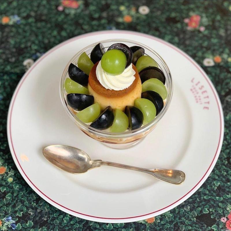 プリンアラモード(カフェ リゼッタ 自由が丘店)