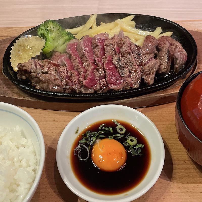 アンガス牛ステーキセット(京都ダイニング正義)