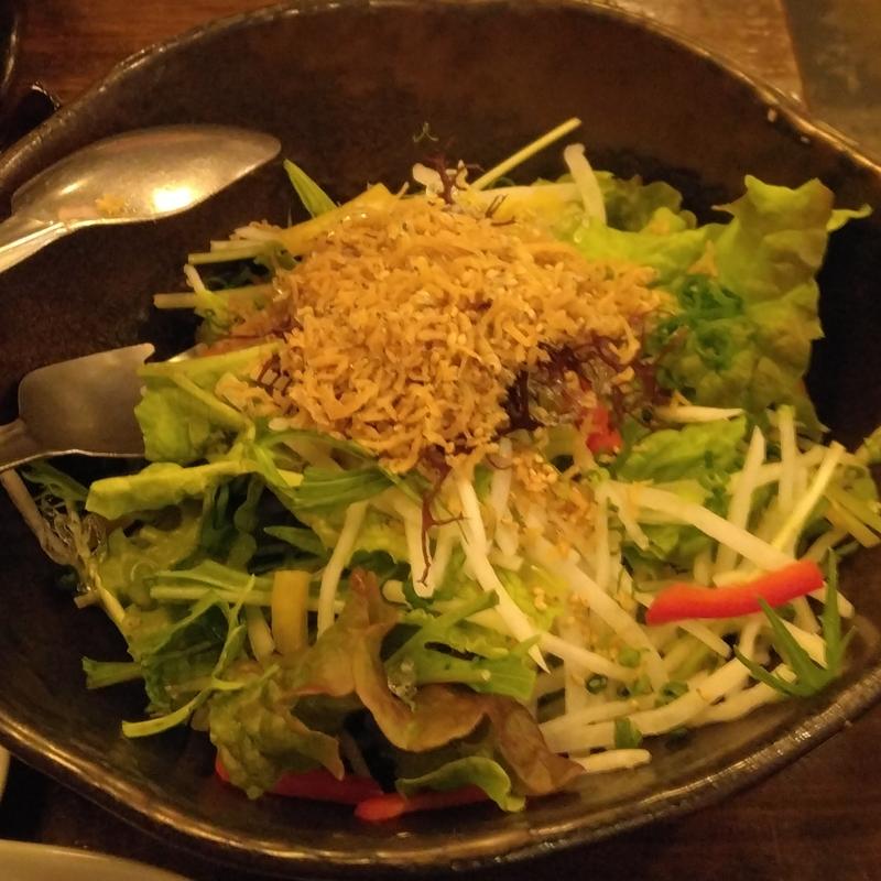 季節野菜のサラダ(餃子番長 炎のもつ家 甚助 )