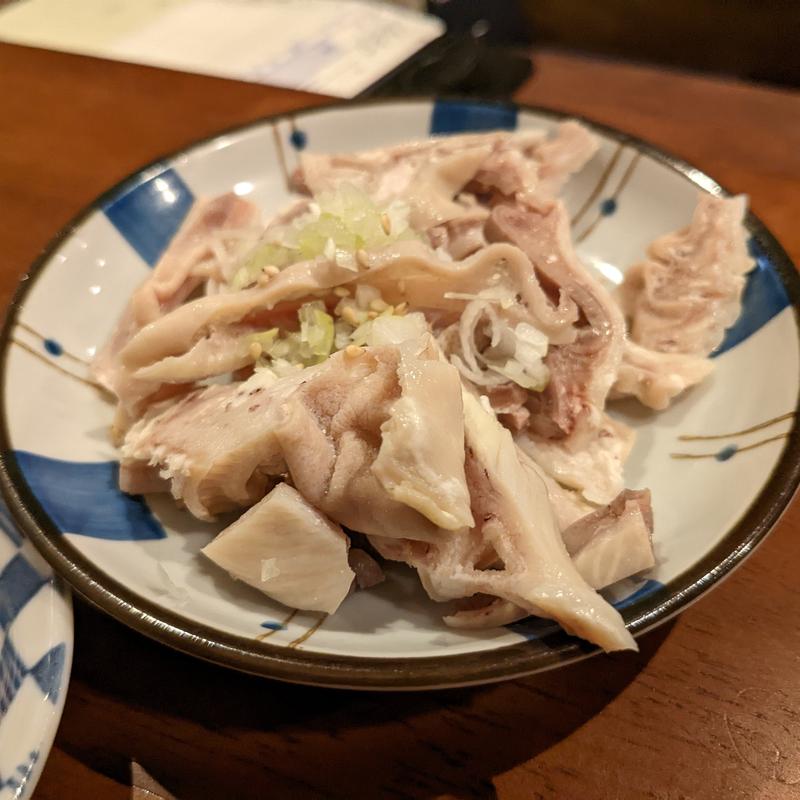 ガツ刺し(大衆酒場こいさご)