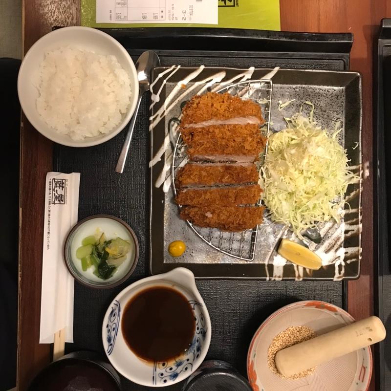 ひれかつ膳(藍屋 松戸八柱店)